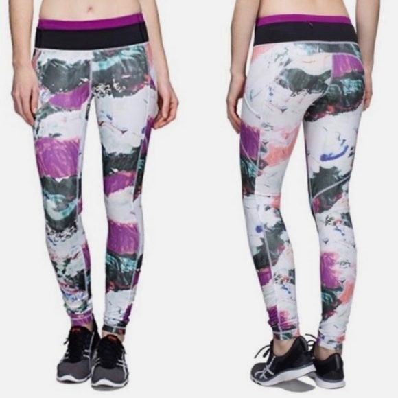Lululemon Womens 8 Leggings Speed Tight III Full-On Luxtreme Ruched Athleisure - Picture 1 of 6